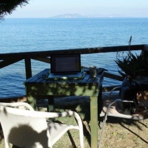 writing with stunniung seaview